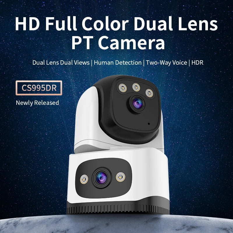 Vstarcam 6MP Dual Lens PTZ Dome Camera - PlusGamer