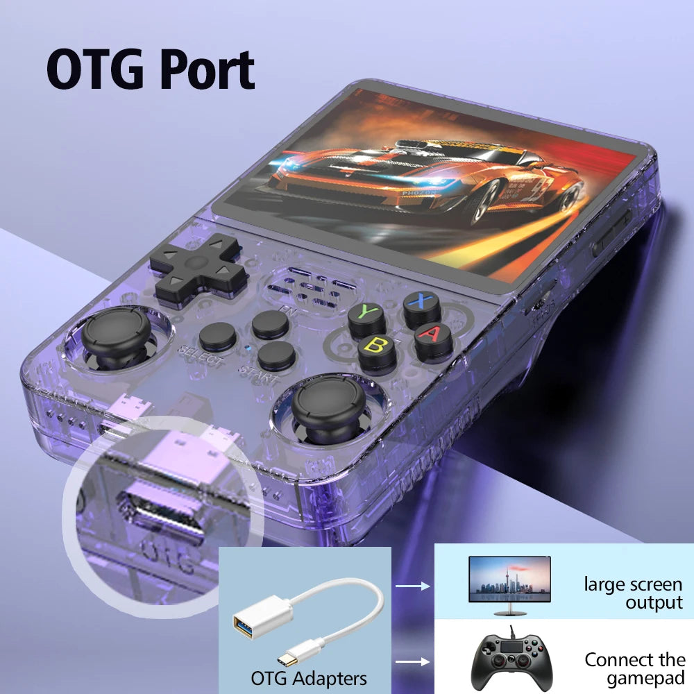 R36S 3.5-Inch Retro Handheld Console - PlusGamer