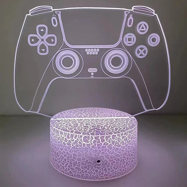 3D LED Gaming Nightlight & Headphone Lamp - PlusGamer