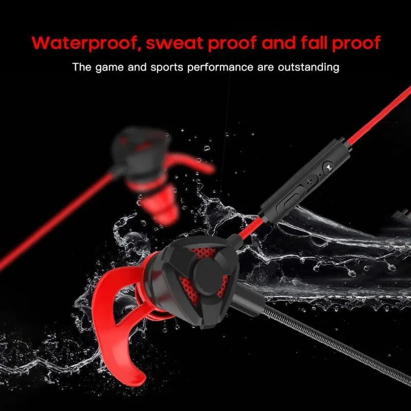 Universal Wired Gaming Earbuds with Mic - PlusGamer