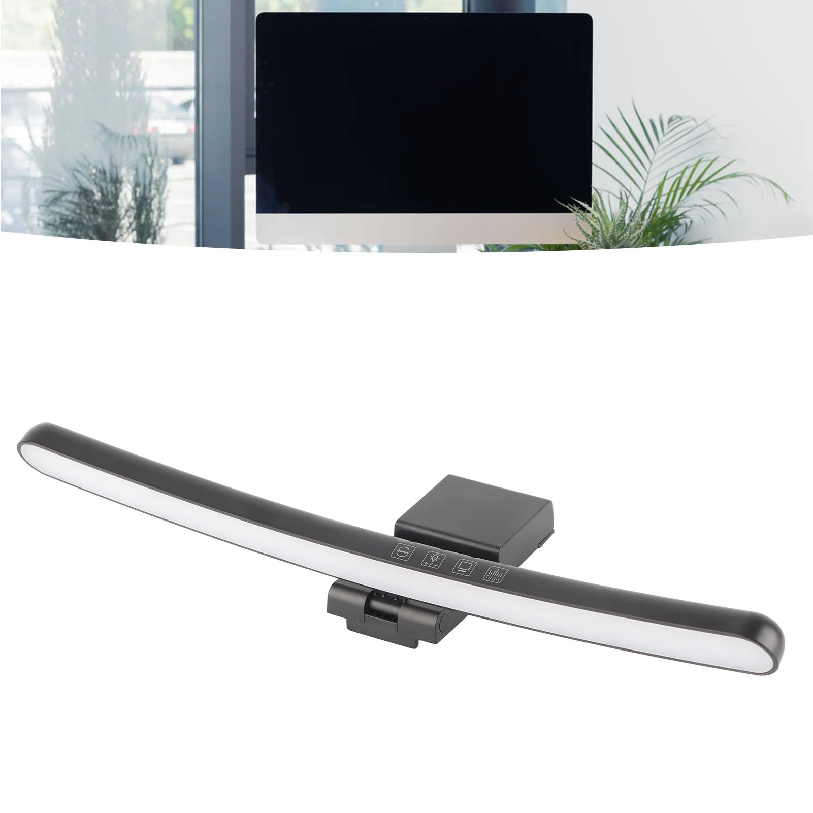 7-Color RGB Monitor Light Bar for Curved Screens - PlusGamer
